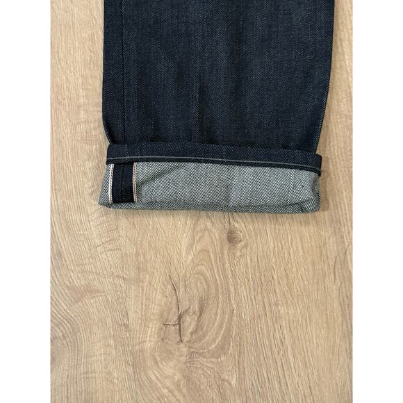 Naked & Famous Men’s Weird Guy Japanese Indigo Selvedge Jeans 34 New With Tags - Picture 9 of 11